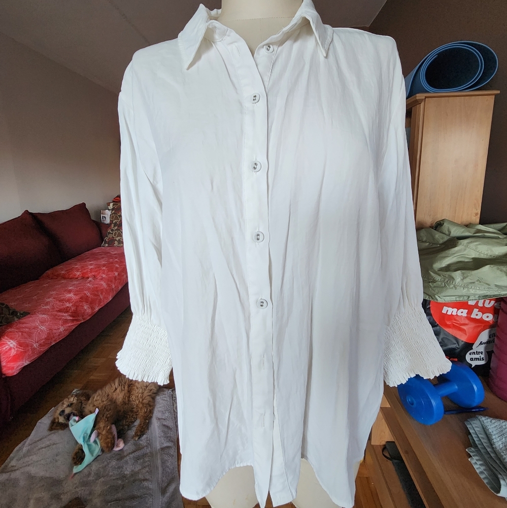 CREAM blouse